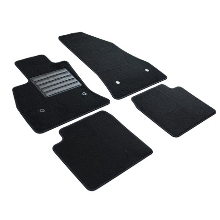 Tapis de Sol Sur Mesure en Velours pour Fiat 500L (2012-2016) - MTM