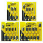 Lot de 8 Tournevis Essentiels STANLEY Jaune et Noir
