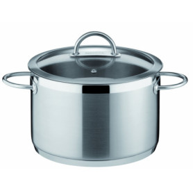 Faitout Vision Tescoma 22 cm avec Couvercle en Verre - 5.5 L