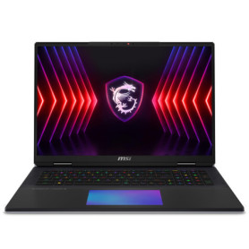 MSI Titan 18 HX - Ordinateur Portable Gaming Ultra-Puissant 18" UHD+ 120Hz