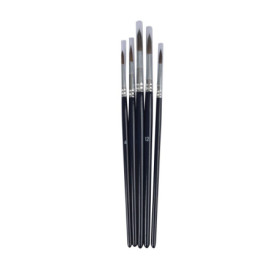 Set de Démarrage Homéa pour Peinture - 5 Pinceaux en Poil de Poney