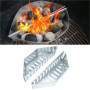 QWORK Paniers à Charbon en Acier pour Grills Weber - 2 Pièces
