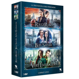 Coffret DVD La Trilogie des Gemmes : Rouge Rubis, Bleu Saphir, Vert Émeraude
