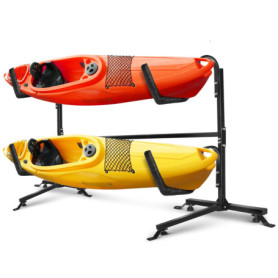 Support Kayak Autoportant Yes4All pour Garage - Rack Durable en Acier Noir