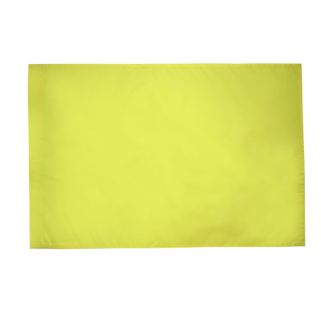 Drapeau de Course Automobile Jaune 90x60 cm - AZ FLAG