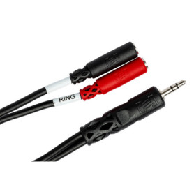 Câble Y TRS vers TSF Hosa Noir - Idéal pour Musiciens et Studios 5,88 €