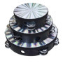 Lot de 3 tambourins en bois pour adultes - Jingles en métal