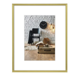 Cadre Photo Hama Sevilla en Plastique Or Mat 30x40 cm