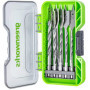 Set de 11 Mèches de Perceuse Greenworks pour Bois - Forets de 4mm à 25mm