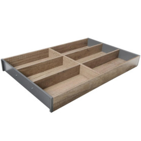 Organiseur de Cuisine Blum AMBIA-LINE en Chêne Nebraska avec 6 Compartiments