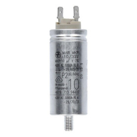 Condensateur 10µF 400V pour Sèche-linge Bauknecht