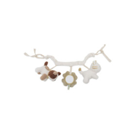 Jouet de Poussette Jollein Tiny Park avec Animaux et Miroir