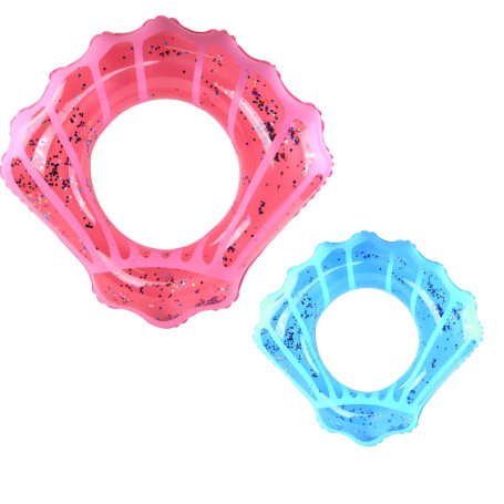 Bouée Coquillage Gonflable Multicolore - 75 cm - Blue Sky