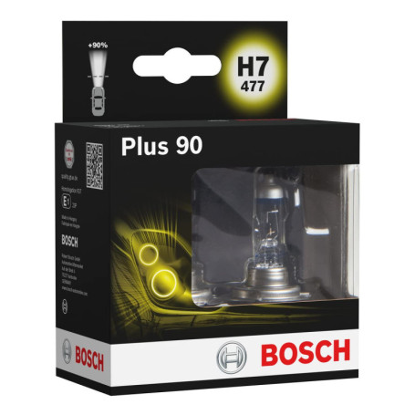 Ampoules de Phare Bosch H7 Plus 90 - 12V 55W - Set de 2