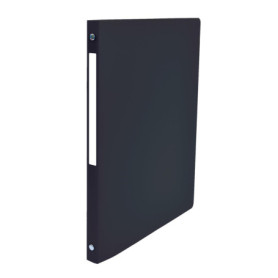Classeur A4 Noir 20mm 4 Anneaux - Hamelin
