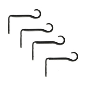 Achla Designs Lot de 2 Supports Muraux en Treillis Noir 8,9 cm
