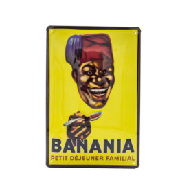 Plaque Murale Rétro Chocolat et Cacao - Décoration Vintage 20x30 cm
