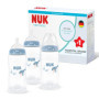 Biberons NUK First Choice Baleine 300 ml - Lot de 3 avec Indicateur de Température