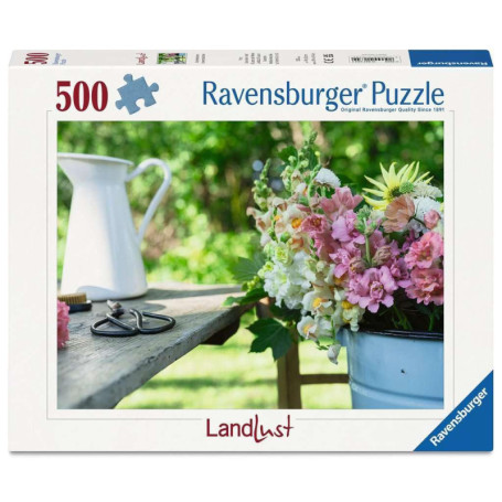 Puzzle Adulte Ravensburger 500 pièces - Lion Multicolore d'Été