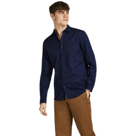 Chemise à Manches Longues Jack & Jones en Blazer Bleu Marine pour Homme