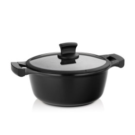 Casserole à Induction Kela Stella Nova 24 cm avec Couvercle en Verre