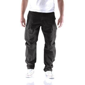Pantalon Cargo Noir Loose Fit pour Homme - JACK & JONES