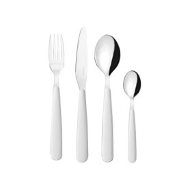 Set de 24 Couverts Guzzini en Acier Inoxydable Blanc