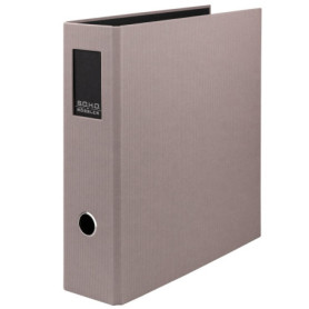 Classeur Rössler S.O.H.O. A4 Taupe avec Étiquette - 85 mm