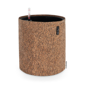 Pot de Fleurs Lechuza TRENDCOVER 32 en Liège Naturel Foncé