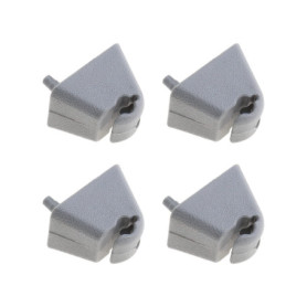 Lot de 4 Crochets de Fixation pour Pare-Soleil eMagTech - Compatible Opel et Chevrolet