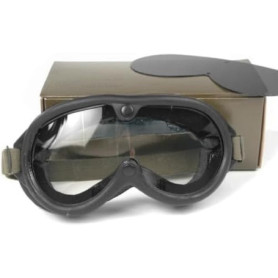 Lunettes Anti-Poussière Mil-Tec M44 Olive avec Verres Teintés