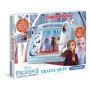 Clementoni Jeu de Voyage Quiz Frozen 2 - Apprentissage Amusant pour Enfants