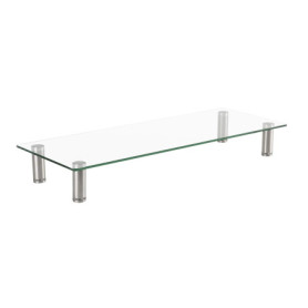 Support Écran en Verre ROLINE Réglable - Rehausseur Ergonomique pour PC