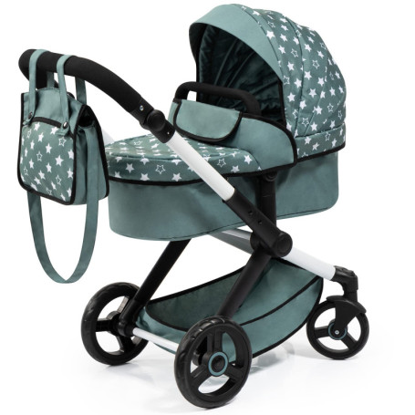 Poussette Bayer Design Xeo pour Poupée - Réglable et Convertible