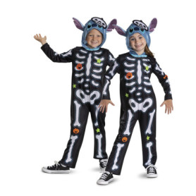 Déguisement Disney Stitch Squelette pour Enfants avec Capuche
