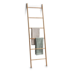 Porte-Serviette Échelle en Bambou Naturel Zeller - Design Durable et Pratique