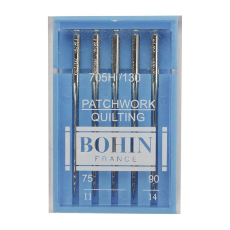 Aiguilles Bohin pour Machine à Coudre 75/90 - Métal Argenté