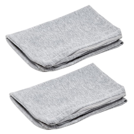 Lot de 2 taies d'oreiller en coton respirant - 70 x 45 cm - Alkamto