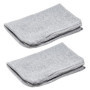 Lot de 2 taies d'oreiller en coton respirant - 70 x 45 cm - Alkamto