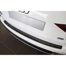 Avisa Protection de Seuil Arrière Inox Noir pour Audi Q3 II 2019+