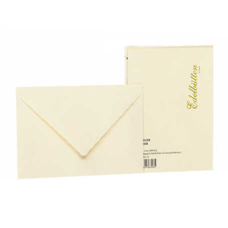 Enveloppes C6 Ivoire Rössler - Lot de 20 pour vos envois élégants