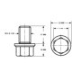 Bouchon de Vidange avec Joint M14 - Étanchéité Parfaite pour Moteurs