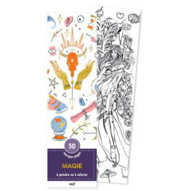 Marque-pages Magie à Colorier - 50 Designs Créatifs