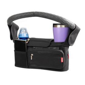 Organisateur de Poussette Deluxe Nuby avec Pochette Amovible et Porte-Gobelet
