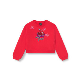 Pull Enfant Desigual Cherries Burgundy à Manches Longues