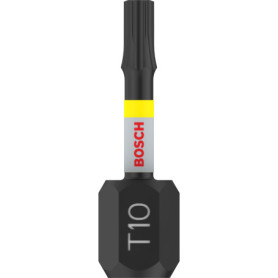 Lot de 2 Embouts de Vissage Bosch Impact Control T10 - 25 mm