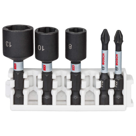 Coffret Bosch Professional de 5 embouts et douilles Impact Control