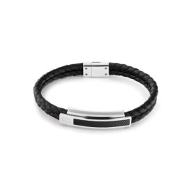 Bracelet en Cuir Noir pour Homme Tommy Hilfiger - Élégance Tendance