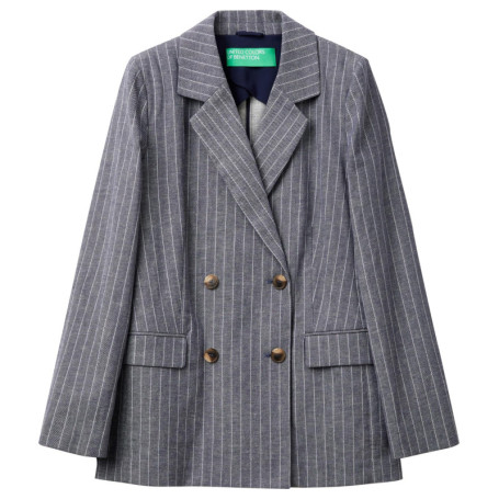 Veste à Rayures Multicolore en Coton pour Femmes - United Colors of Benetton