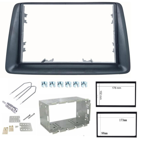 Kit de Montage Autoradio 2 DIN pour Fiat Panda 2003-2012